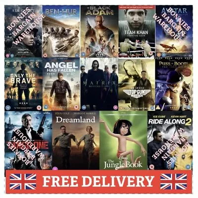 Cheapest Dvd's On EBay All Brand New 250 To Choose From ( BUY 4 GET 2 FREE ) • £3.69