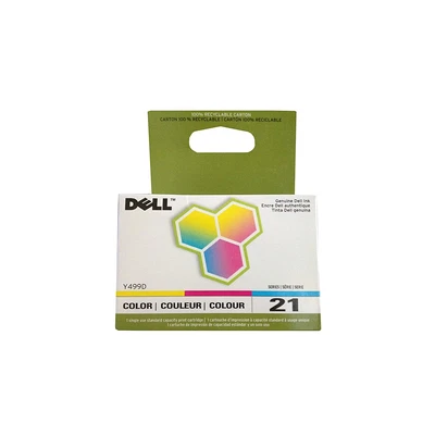 $33.99 • Buy Dell Y499D 21 Standard Capacity Color Ink Cartridge For V313w/V515w/P513w/V715
