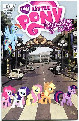 MY LITTLE PONY #9 NM Con Edition SDCC Beatles Abbey Road Variant 2013 • $14.99