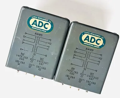 2 X 1960s ADC 14420 Line Matching Transformers 600Ω/150Ω CT 1960s UTC LS30 Pair • $195