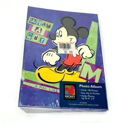 $11.95 • Buy Vintage Mickey Mouse Disney Unlimited Photo Album  4''x6'' Photos New Vacation
