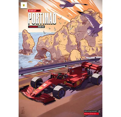 Ferrari F1 Portuguese Grand Prix 2020 High Quality 22inx17in Art Poster • $64.95
