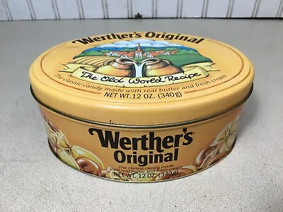 $21.60 • Buy Vintage 1985 Werthers Original Candy Tin Canister Empty Tin Only