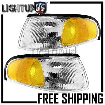 Left Right Sides Pair Parking Marker Signal Lights For 1994-1998 FORD MUSTANG • $34.55