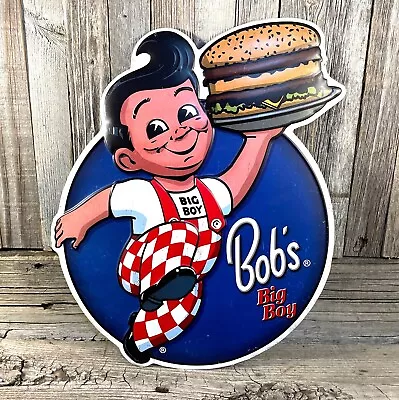 Big Boy Bob's Hamburger Car Hop Service 14  Metal Garage Sign Rustic Vintage New • $32.95