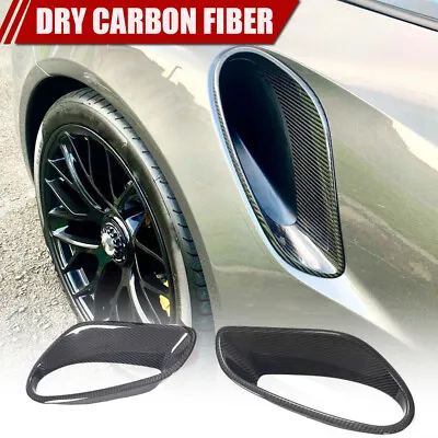 For Porsche 911 991 Turbo S 14-18 Dry Carbon Side Fender Air Vent Intake Covers • $431.30