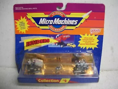 New Sealed Micro Machines Insiders Collection 2 1989 • $35