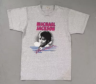 Vintage 1980s Michael Jackson Thriller Billie Jean Beat It Promo T-Shirt M  • $179.99