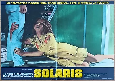 $54.91 • Buy Solaris ORIGINAL Italian Photobusta '74 POSTER Andrei Tarkovsky Russian Sci-Fi B