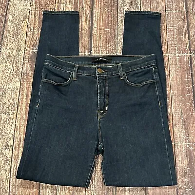 J Brand Women Jean Leggings Jeggings Dark Wash Denim Maria Starless Size 29X29 • $22.99