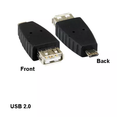 Kentek USB 2.0 A Female To Micro B 5Pin Male Adapter PC Camera Phone MP3 MP4 PDA • $7.02