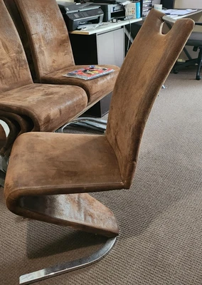 $100 • Buy 8 Cantilever High Back Dinning Chairs