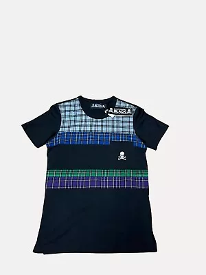 NWT Rare CDG Comme Des Garçons Mastermind Black Patchwork T Shirt Japan Sz Small • $110