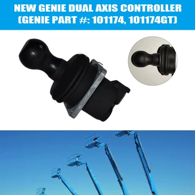$132.37 • Buy Fit For Genie Telescopic Boom Lift	Dual Axis W/ Knob Joystick Controller 101174 