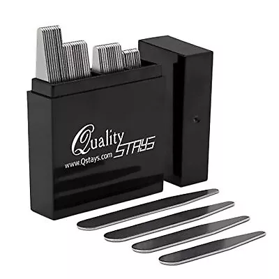 44 Metal Collar Stays - 4 Sizes In A Box For Men Mix • $11.04