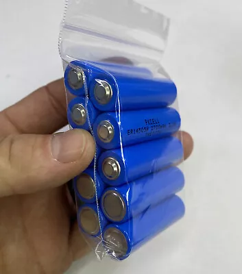 (10 Pack ) ER14505H High Capacity 3.6V Lithium Battery 3.6V 2700mAh X10 • $47.98