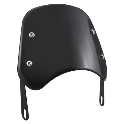 Motorcycle Front Windshield Windscreen Visor For 5-7'' Round Headlight Universal • $22.69