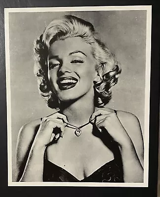 1954 Marilyn Monroe Original Lithograph Photograph Frank Powolny Glamour Pinup • $225