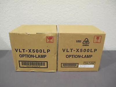 (2) VLT-X500LP Projector Lamp Bulbs -  Mitsubishi Replacement • $39.99