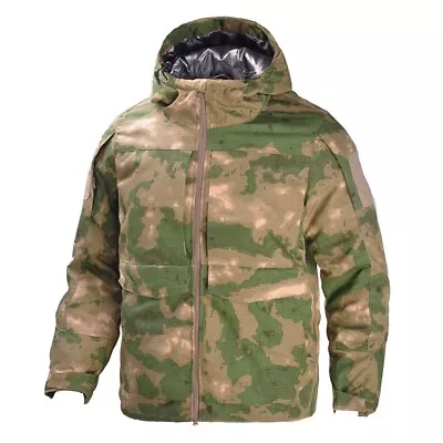 Camo Military Tactical Jacket Men's Heat Reflective Winter Warm Outdoor Hooded • $109.99