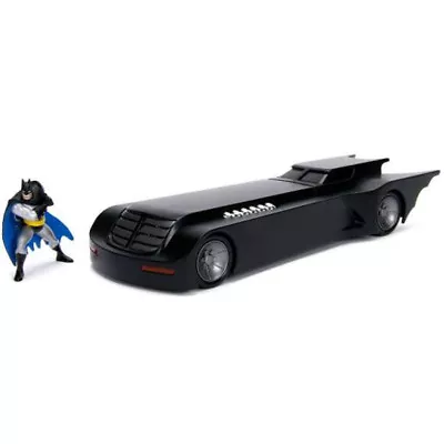 Jada Batman The Animated Series Batmobile With Batman Figure Black 1:24 30916  • $23.95