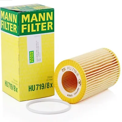 Mann Engine Oil Filter HU 719/8 X For Volvo C30 C70 S40 S60 V50 V60 XC60 XC70 • $9.99