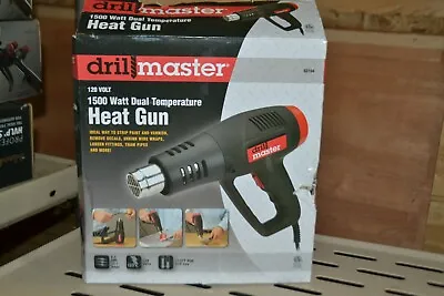 Drill Master Heat Gun 1500 Watt 11 Amp Dual Temperature  • $35
