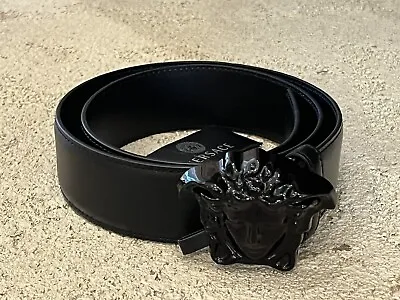 Versace Leather Medusa-Buckle Belt Size 90 US 36 • $450