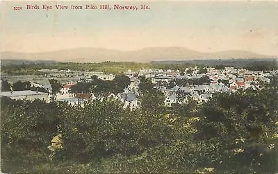 Norway Maine~Birds Eye View From Pike Hill~c1906 Postcard • $6