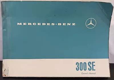 1963 1964 ?? Mercedes  300se  W112  Owners Manual • $129.99