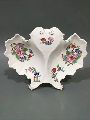 £11.95 • Buy Aynsley Bone China “ Pembroke “ Butterfly Shape Dish