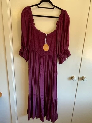 $40 • Buy 🌺BNWT Orange Sherbet Cotton Dress Size 20