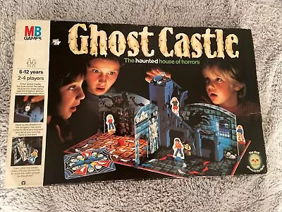 Ghost Castle Board Game MB Vintage 1985 Horror Halloween  *Read Description* • £21.99