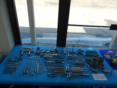 $550 • Buy D8369 Zimmer V. Mueller Ruggles Lot Of Orthopedic Surgical Instruments