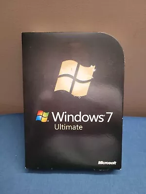 Microsoft Windows 7 Ultimate 32 Bit And 64 Bit Double DVDs Set • $90