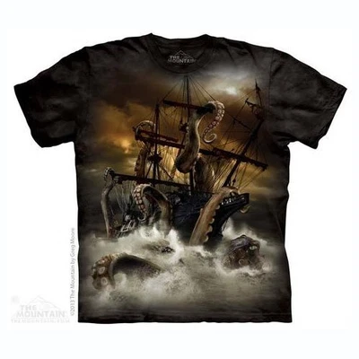 $33 • Buy Mountain Adult T-shirt Kraken