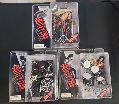 McFarlane Motley Crue Set Of (3) NIKKI SIXX VINCE NEIL & TOMMY LEE • $249.99