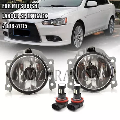 Led Fog Lamp Driving Light For Mitsubishi Lancer Sportback 08-15 Left=right 2pcs • $49.69