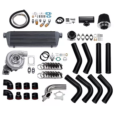 T3 T4 Turbo + Intercooler + Piping + BOV + Wastegate Kit For BMW E36 328i 94-99 • $646.99