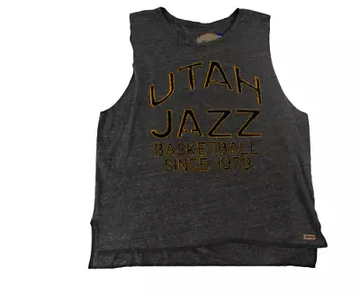 Sportiqe Mens NBA Utah Jazz Basketball Muscle Tank Top Shirt NWT L • $9.99