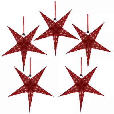 3d Star Lantern Floor Lamp Shade Star Shaped Paper Lanterns Marquee Light Star • £19.58