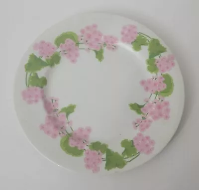 Vintage Mikasa Pink Floral Plate Because 7.5  Diameter • $18