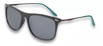 O'Neill Layer Polarized Sunglasses - Matte Black & Green / Grey - #43085-W4 • $39.95