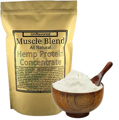 Muscle Blend Hemp Protein Concentrate BULK Pack All Natural Vegan • $39.95