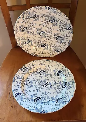 J&G Meakin Victoria Blue England Blue White Royal Staffordshire Dinner Plate 2 • $15