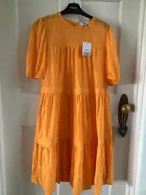 Net Mango Tiered Smock Dress Sz 12 Bnwt • $18.93