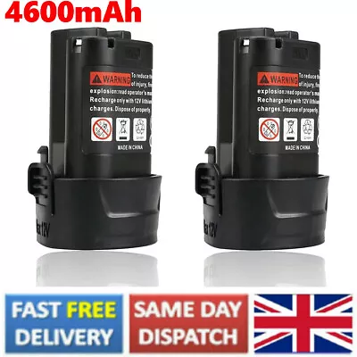 2xFor Makita 4.6Ah BL1013 10.8v LXT Li-ion Battery BL1014 DF330D TD090D &charger • £14.89