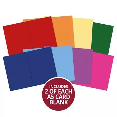 Hunkydory Brights A5 Adorable Scorable Pre-Scored Card Blanks  32pc (16+16) • £10.54