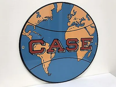 Case Tractors Farming Farm Vintage Style Beautiful Metal Round  Sign • $20