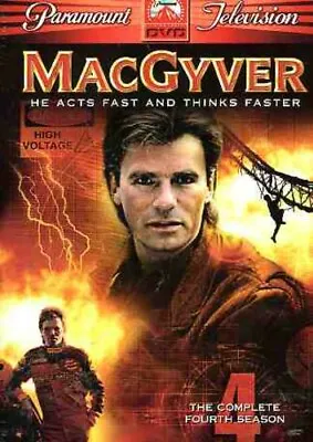 Paramount Television MacGyver: The Complete Fourth Season 4 DVD 1985 • $10